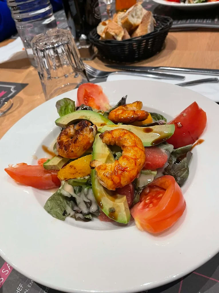 Salade gambas